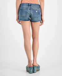 Guess Women's Lace-Trimmed Denim Katie Shorts