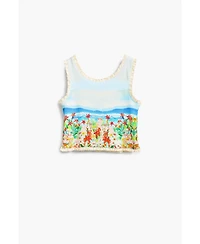Desigual Girls Girls's Landscape print T-shirt