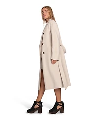 Belle & Bloom Women's Real Love Double Breasted Maxi Coat
