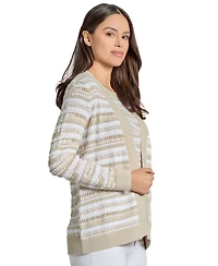 Jones New York Petite Open-Front Cardigan