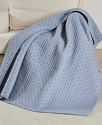 Levtex Cross Stitch Reversible Quilted Throw, 50" x 60"