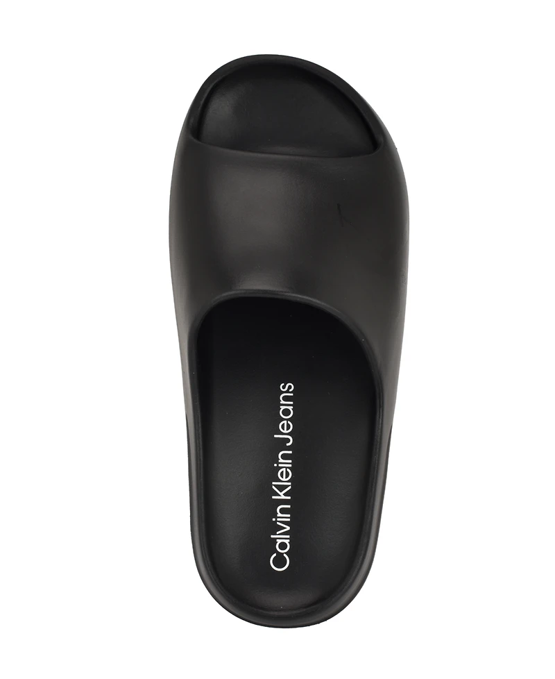 Calvin Klein Men's Olin Casual Slip-On Flat Slide