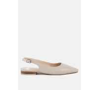 Hocane Real Suede Leather Slingback Sandals