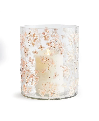 Petite Blossoms Hurricane Candle Holder Large
