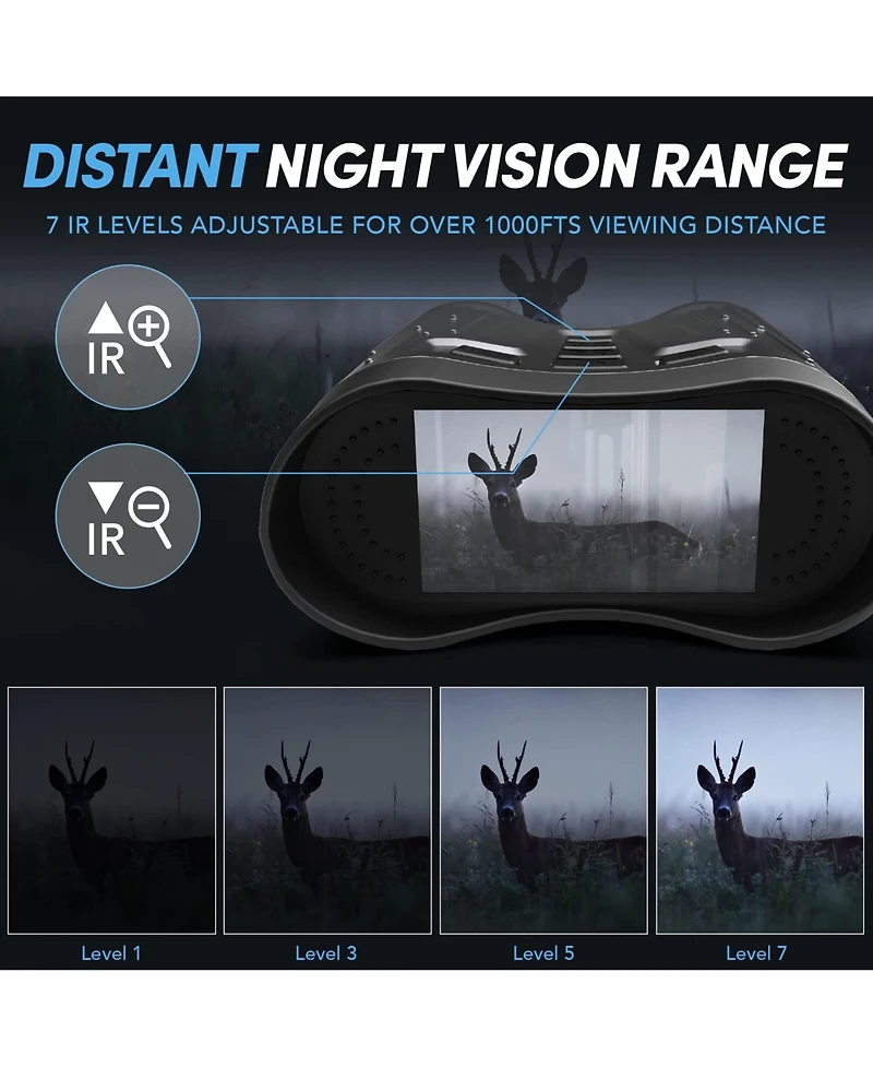 Digital Infrared Night Vision Goggles Hd for Hunting Camping Bird Watching