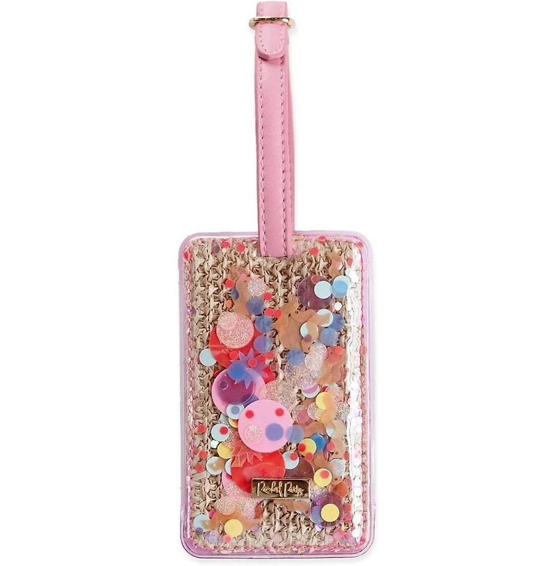 Packed Party Travel Bundle Women's Travel Accessory Passport Holder and Luggage Tag, Woven with Faux Leather