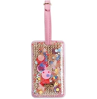 Packed Party Travel Bundle Women's Travel Accessory Passport Holder and Luggage Tag, Woven with Faux Leather