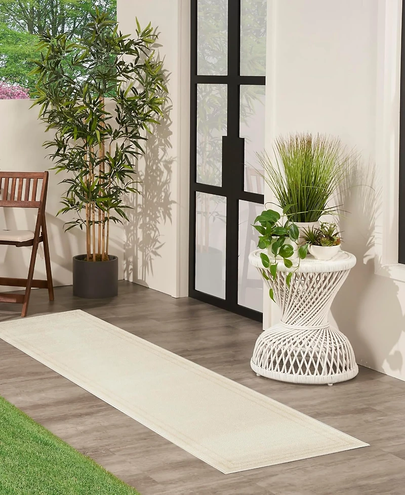 Nourison Home Nourison Essentials NRE02 2'2"x10' Runner Outdoor Area Rug