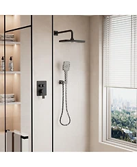 Casainc Pressure-balanced Valve Included All-In-One Kit with Rough In-Valve Thermostatic Shower System