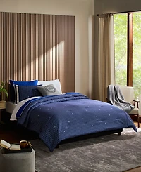 Lacoste Home Heritage Geo Cotton -Pc. Comforter Set
