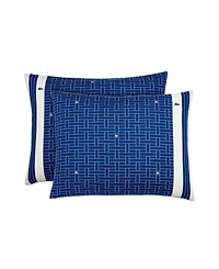 Lacoste Home Heritage Geo Cotton -Pc. Comforter Set