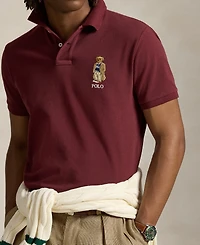 Polo Ralph Lauren Men's Custom Slim Fit Bear Mesh Shirt