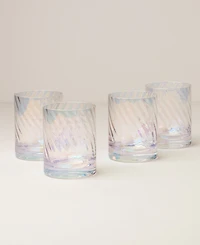 Lenox Tuscany Classics Iridescent Double Old Fashioned Glasses, Set of 4
