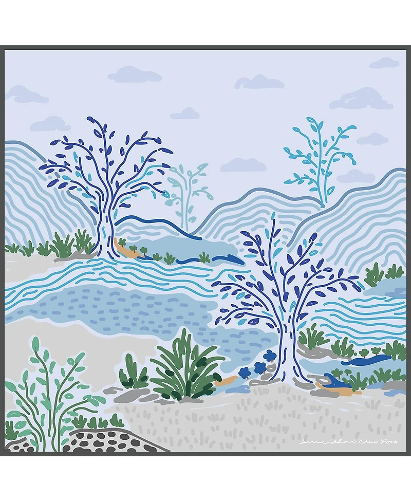 Jessie Zhao New York Double Sided Wool Silk Scarf In After Sunset