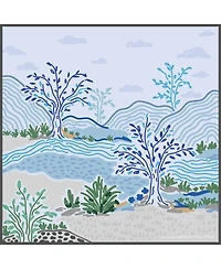 Jessie Zhao New York Double Sided Wool Silk Scarf In After Sunset