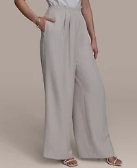 Donna Karan New York Women's Pleated Wide-Leg Pants