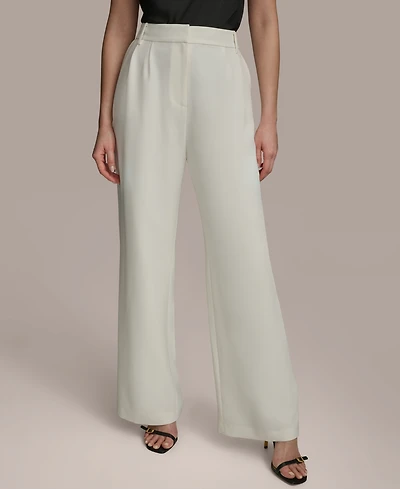 Donna Karan New York Women's Pleated Wide-Leg Pants