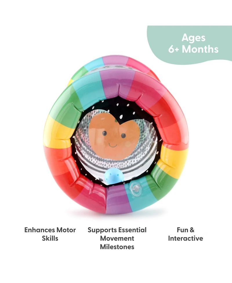The Peanutshell Montessori Tummy Time Roller, Sensory Toy for Babies 6-12 months