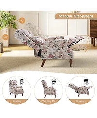 Alexander Traditional Manual Recliner With Variety Fabric