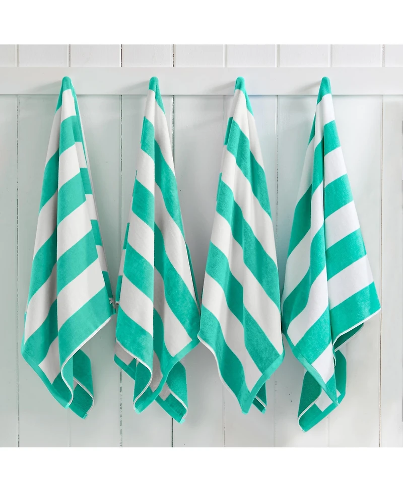 Linery & Co. Oversized Cotton Cabana Beach Towel, Single - 35" x 70"