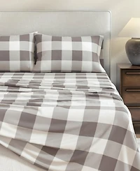 Linery & Co. 100% Turkish Cotton Flannel Printed Sheet Set