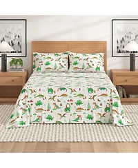 Linery & Co. Ultra-Soft Turkish Cotton Flannel Christmas Print Sheet Set