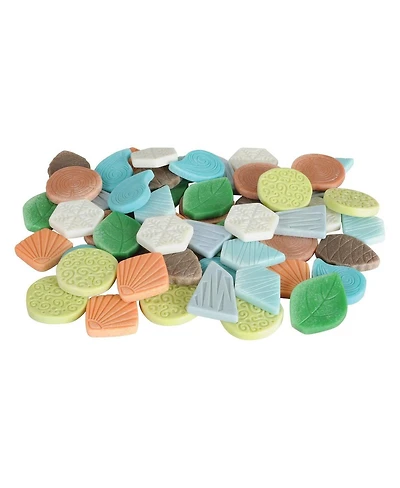 Kaplan Early Learning Company Nature-Inspired Loose Parts - 54 Pieces