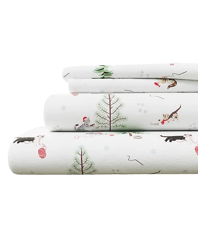 Linery & Co. 100% Turkish Cotton Winter Flannel Sheet Set