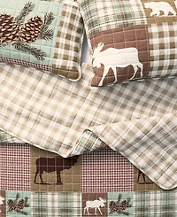 Linery & Co. Rustic Woodland Reversible Microfiber Quilt Set with Shams