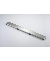 24 Inches Linear Shower Drain, Included Hair Strainer and Leveling Feet