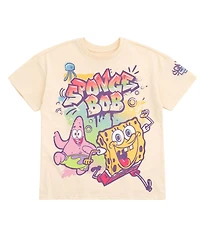 SpongeBob SquarePants Toddler Girls T-Shirt and French Terry Shorts Outfit Set