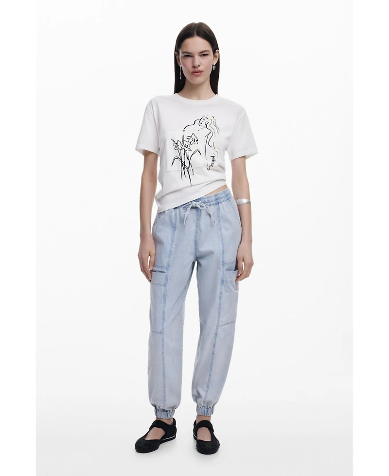 Desigual Women's Light jogger jeans
