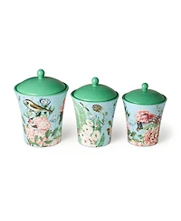 Certified International Flora 3-Piece Canister Set