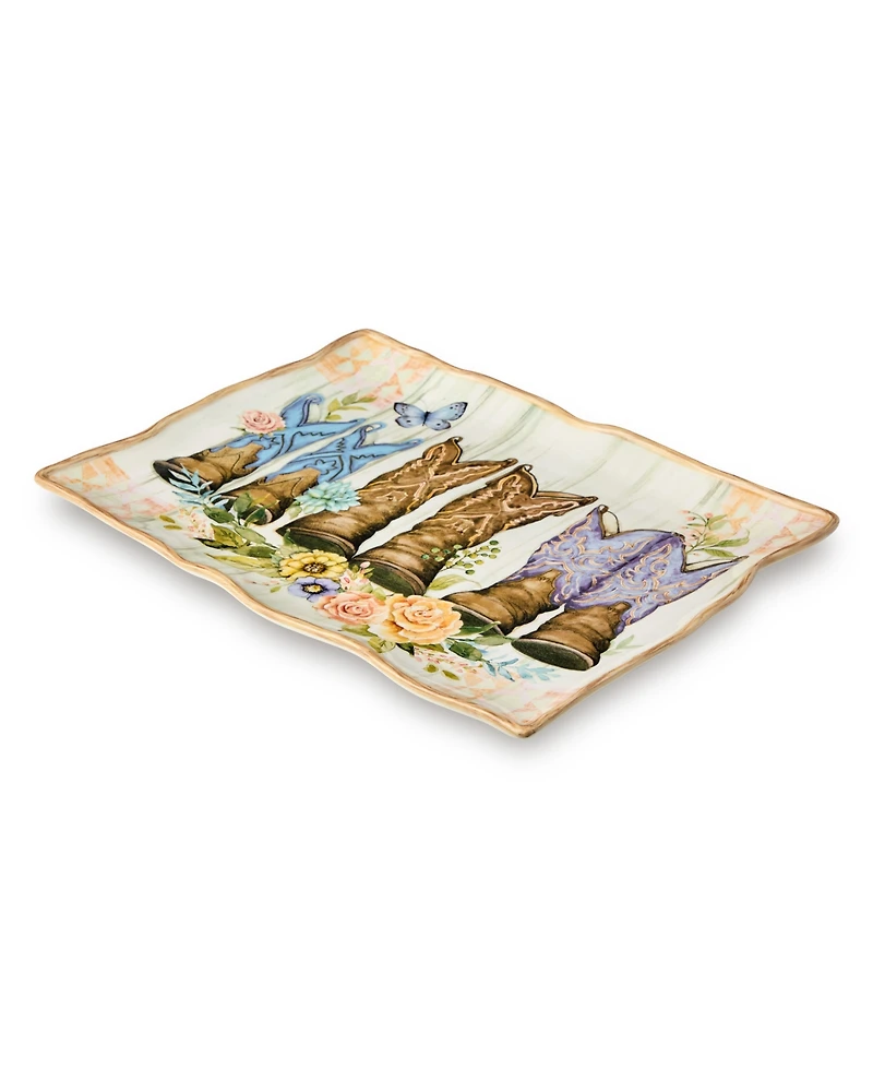 Certified International Rosewood Rectangular Platter