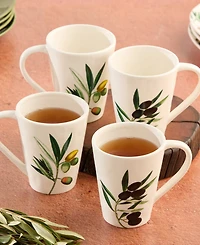 Certified International Olivia Mugs, Set of 4
