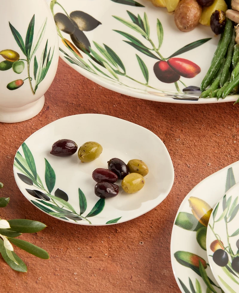 Certified International Olivia Canape Plates, Set of 4, Service for 4