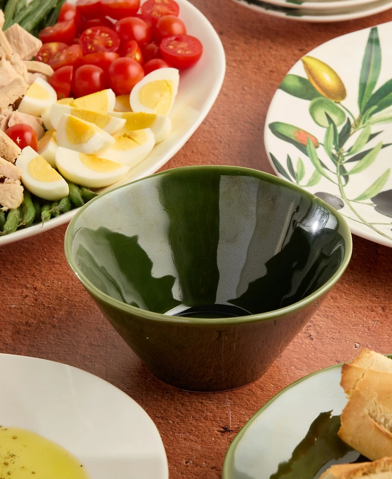 Certified International Verde Ice Cream Bowls, Set of 4, Service for 4