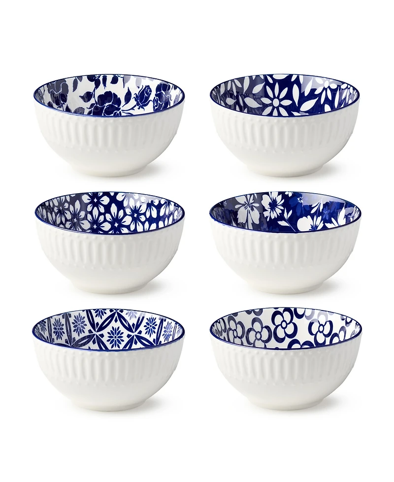Certified International Madison 6.25" All-Purpose Bowls, Set of 6
