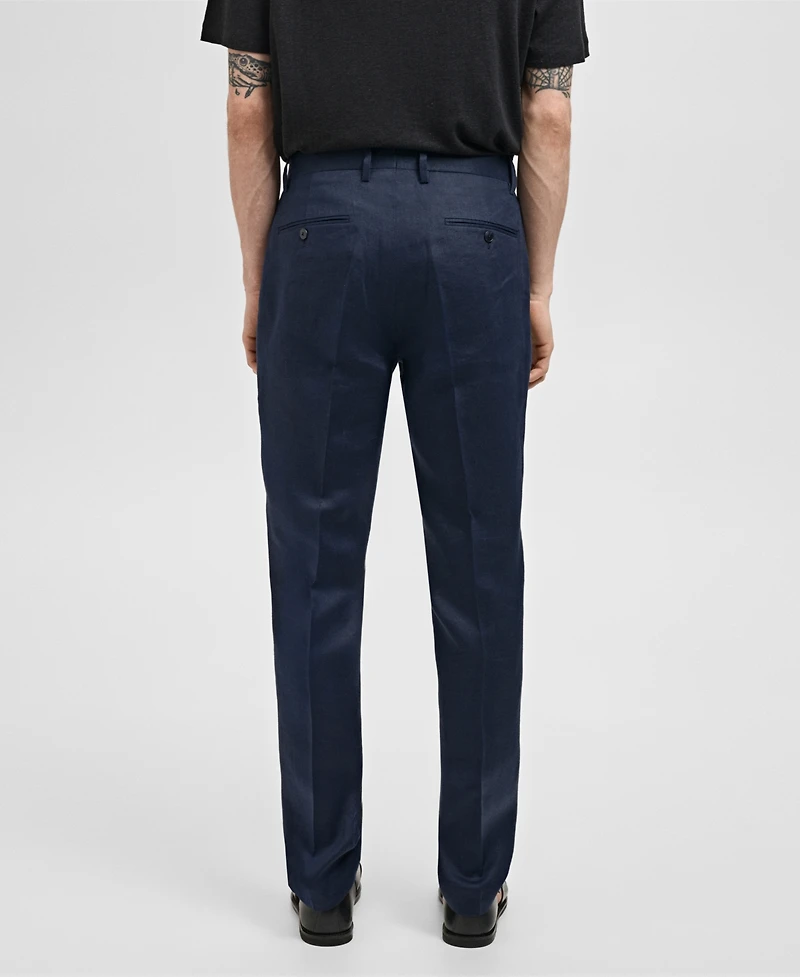 Mango Men's Slim-Fit Tailored Trousers