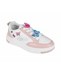 Bebe Little Girls Court with Decorative Screen Print Sneakers
