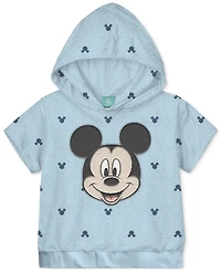 Disney Baby Boys Mickey Mouse Terry Hoodie & Shorts, 2 Piece Set