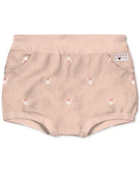 Disney Baby Girls Minnie Mouse Terry Hoodie & Shorts, 2 Piece Set