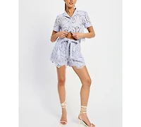 En Saison Women's Brynlee Boxy Shirt