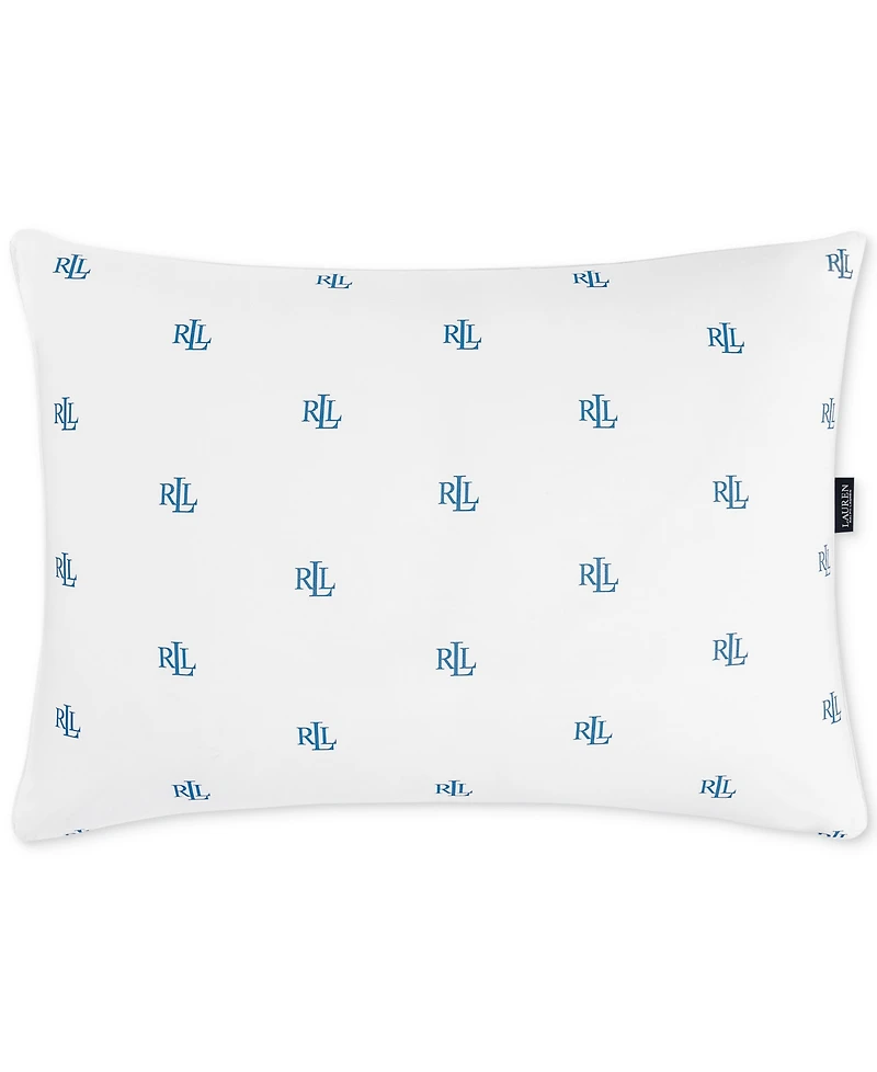 Lauren Ralph Lauren Logo Medium Density Down Alternative Pillow, Standard/Queen