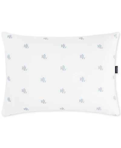 Lauren Ralph Lauren Logo Extra Firm Density Down Alternative Pillow, Standard/Queen