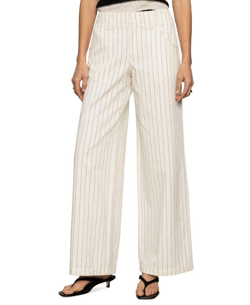 Sanctuary Women's Arden Striped Wide-Leg Pants