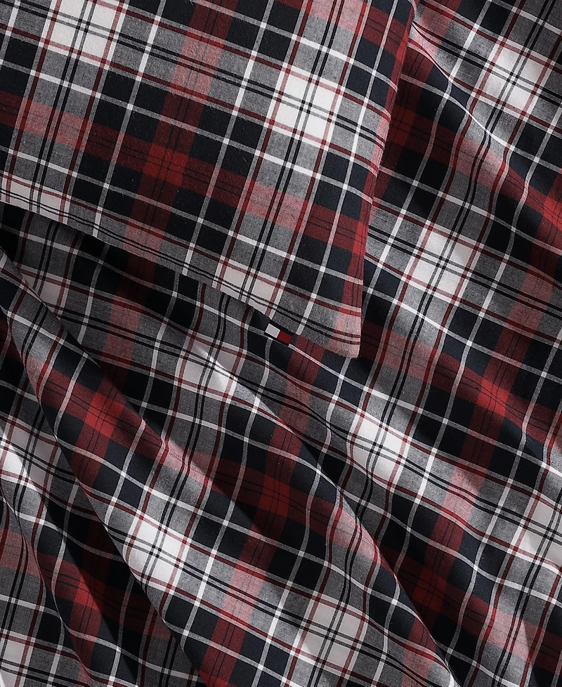 Tommy Hilfiger Essential Tartan Cotton -Pc. Duvet Cover Set
