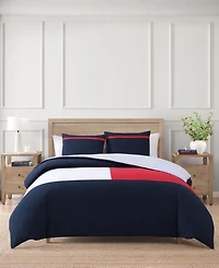 Tommy Hilfiger Iconic Anniversary Seersucker 3-Pc. Comforter Set