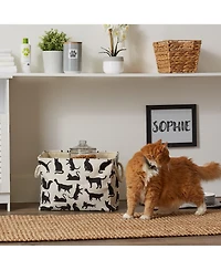 Bone Dry Cat's Meow Pet Storage Bin with Rope Handles