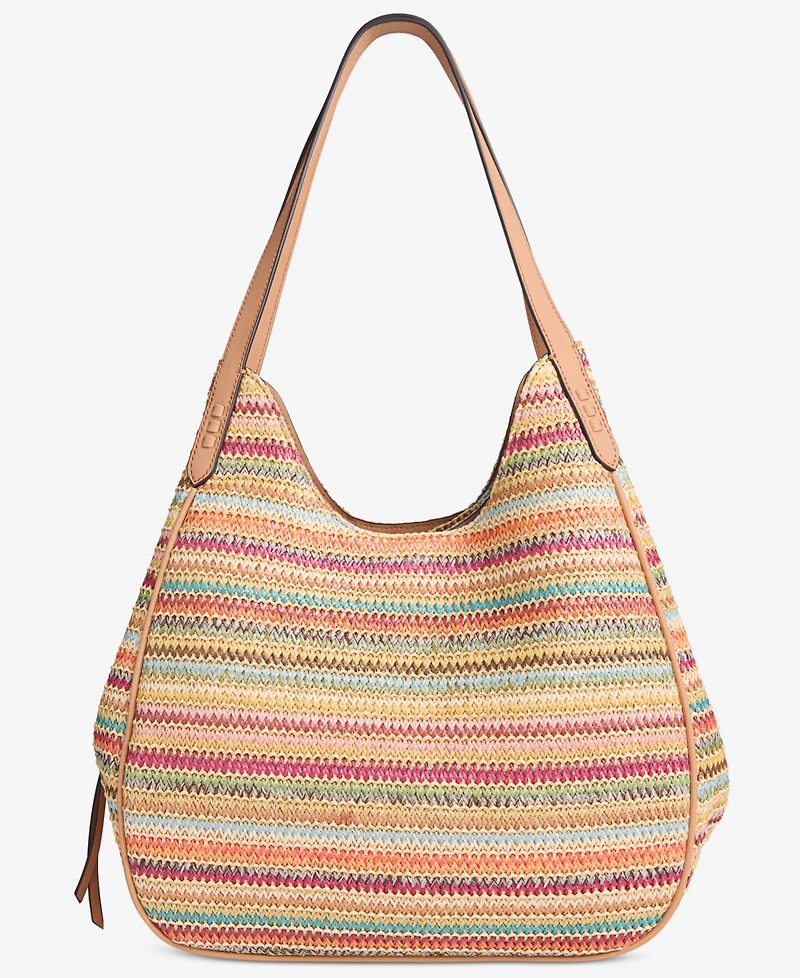 Style & Co Straw Medium 4-Poster Tote
